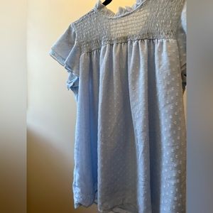 Baby blue blouse